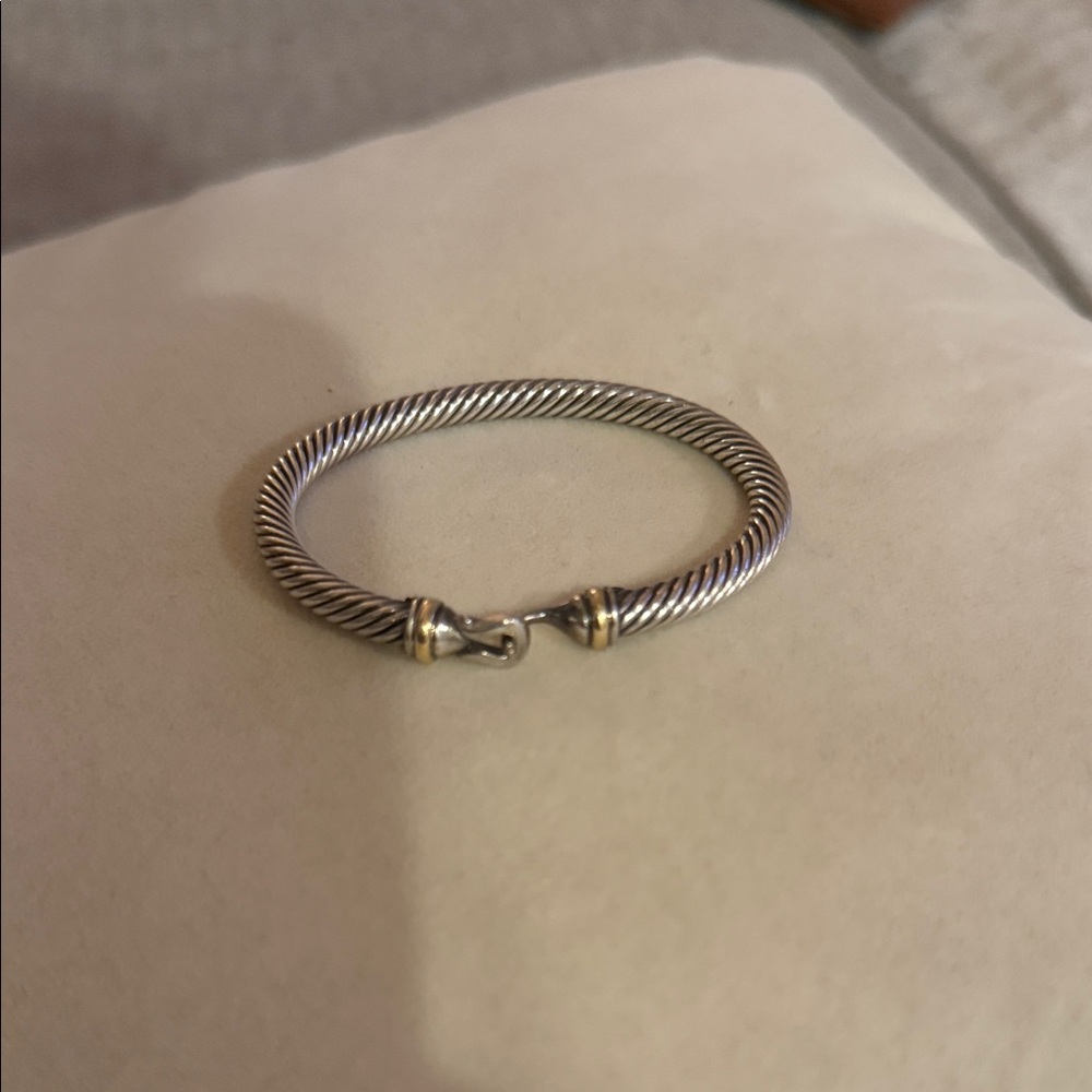 David Yurman Silver Braided Bracelet